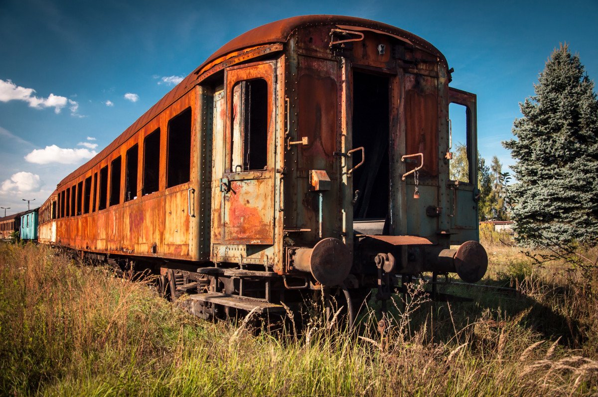 Старый вагон