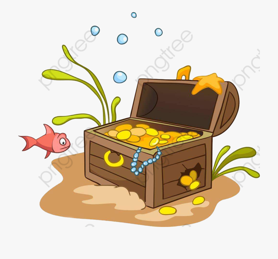 Сундук сокровищ Морское дно