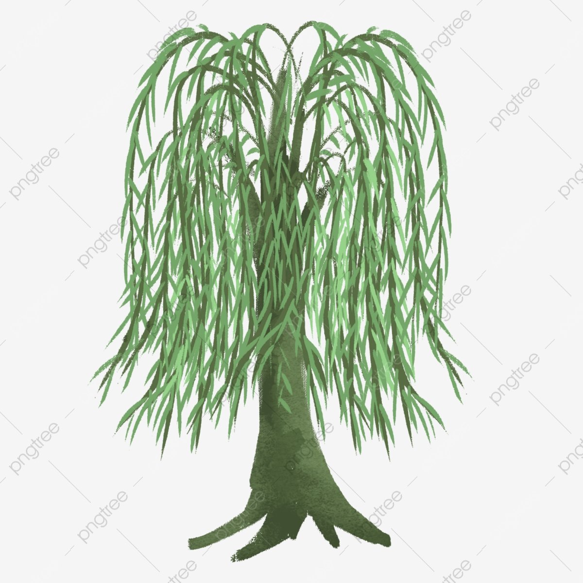 Карточки деревья Ива