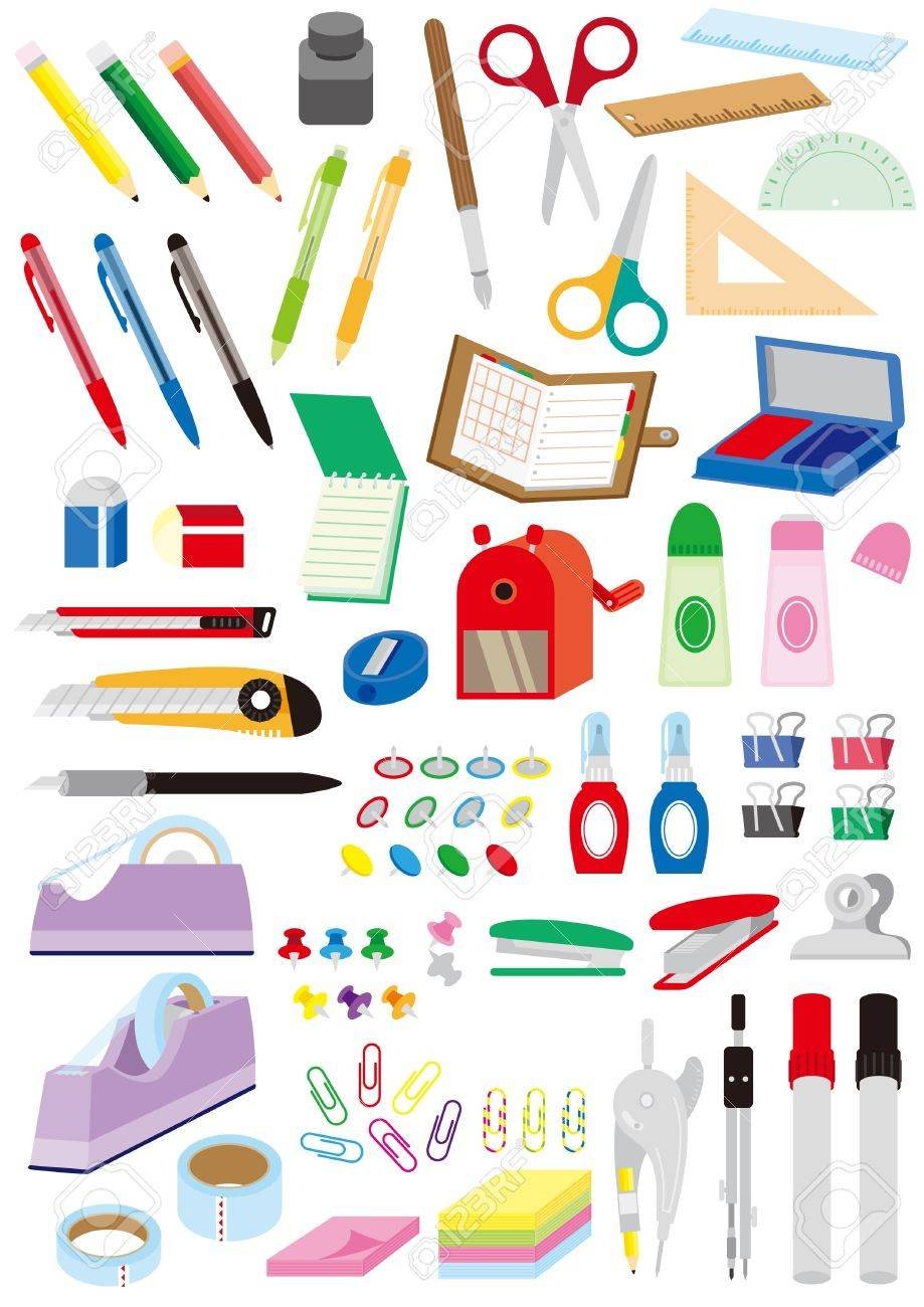 Канцтовары товары векторные