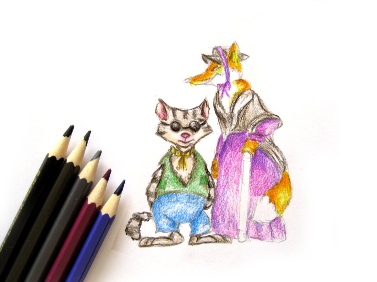 Лиса Алиса и кот Басилия