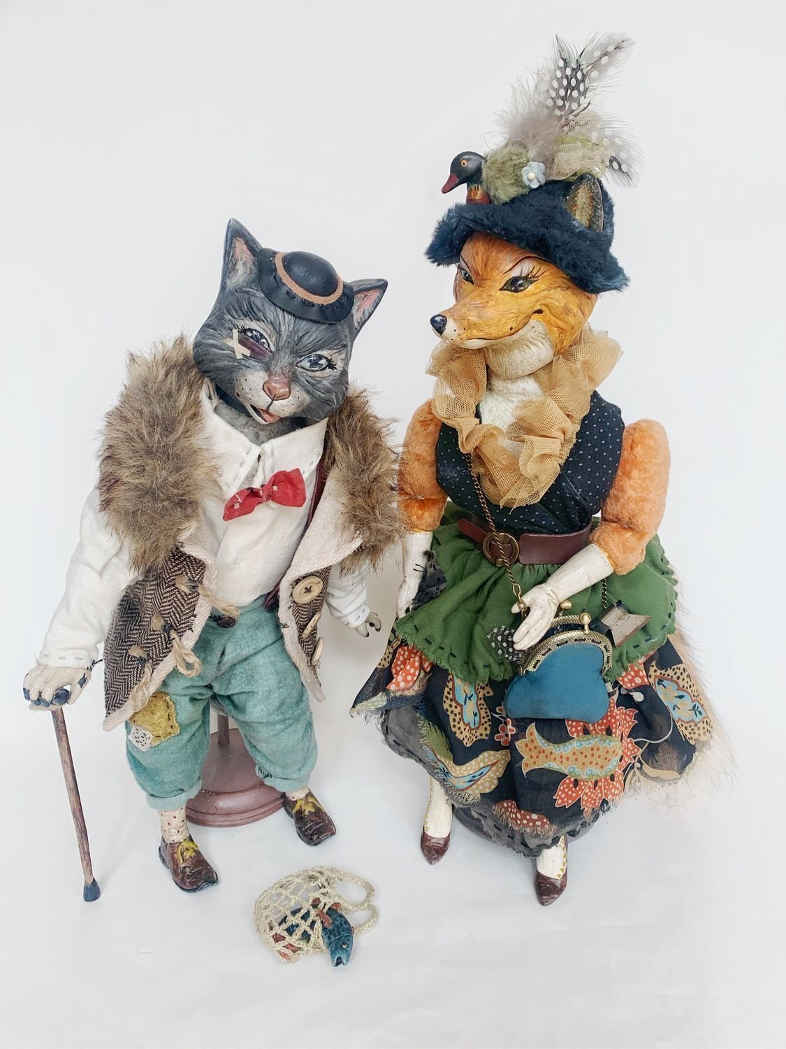 Лиса Алиса и кот Базилио раскраска