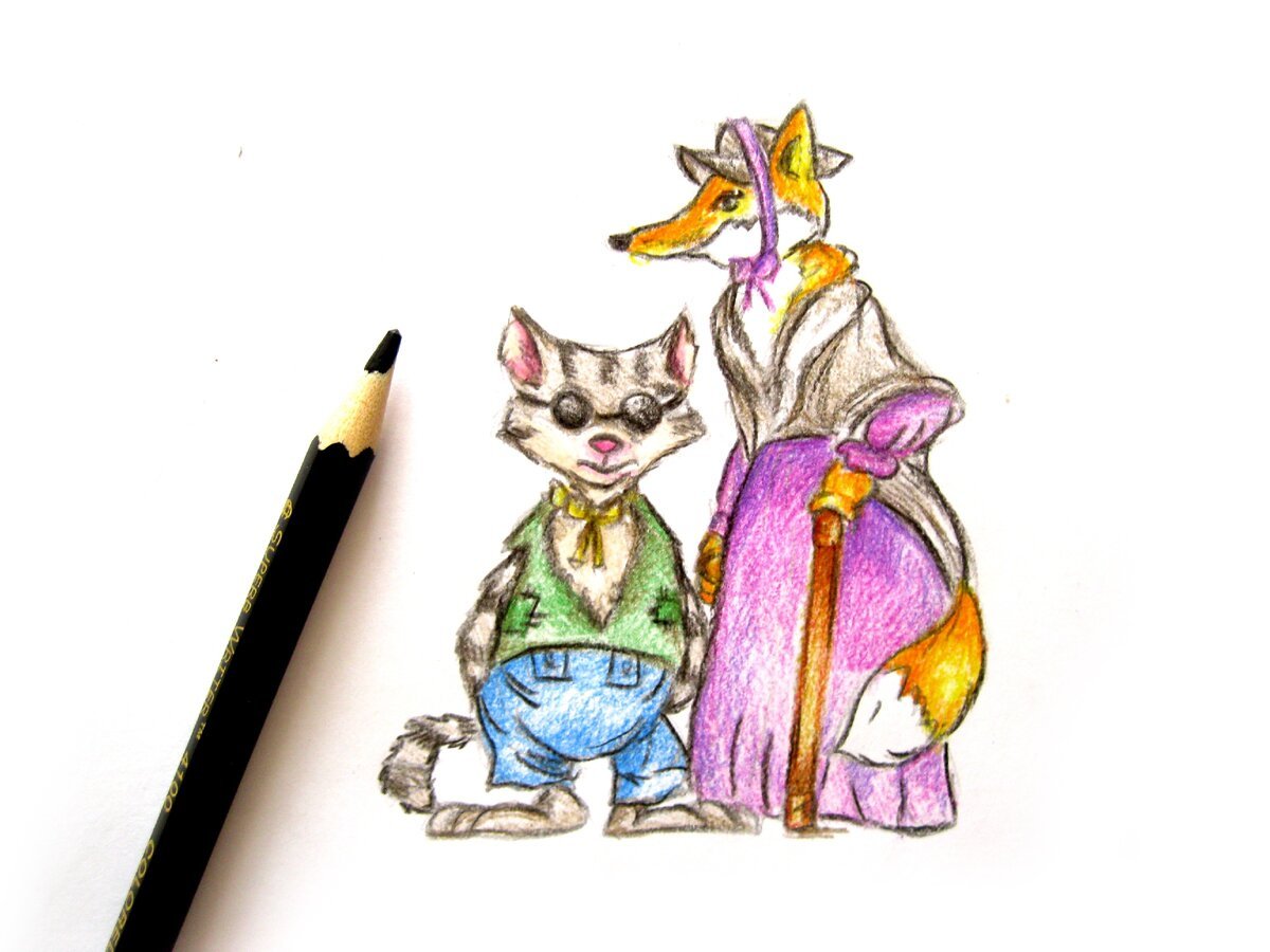 Кот Базилио и лиса