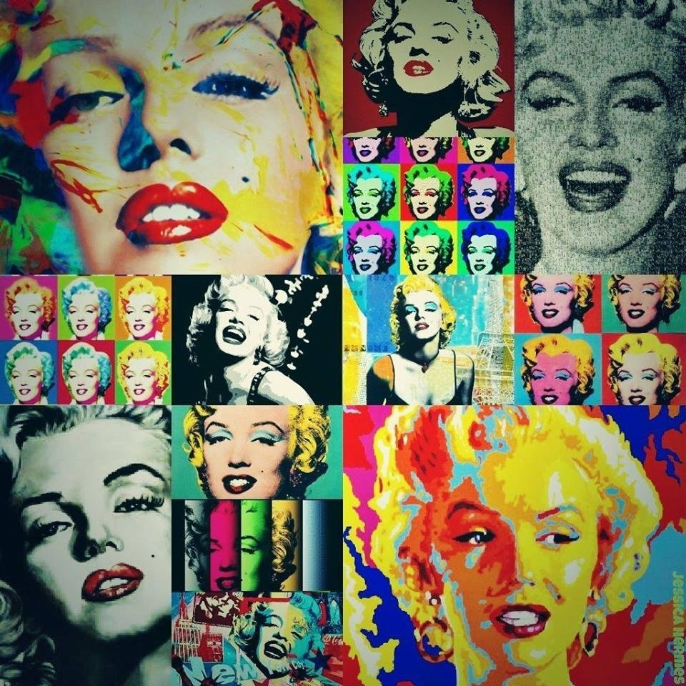 Энди Уорхол Мэрилин Монро коллаж