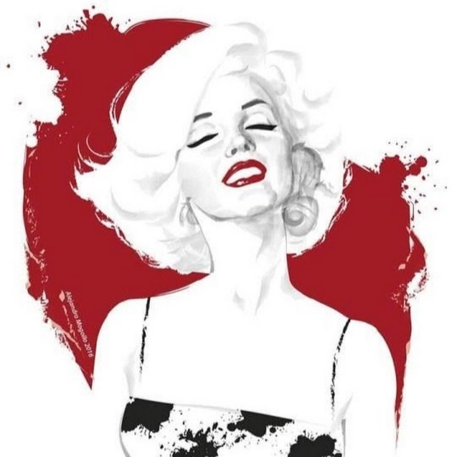 Мерлин Монро мультяшная