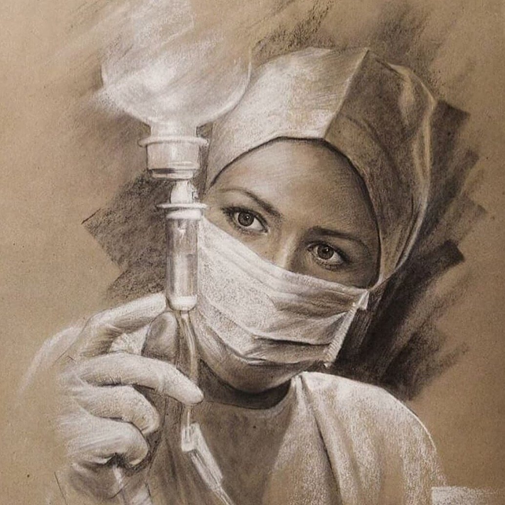 Медсестра рисунок