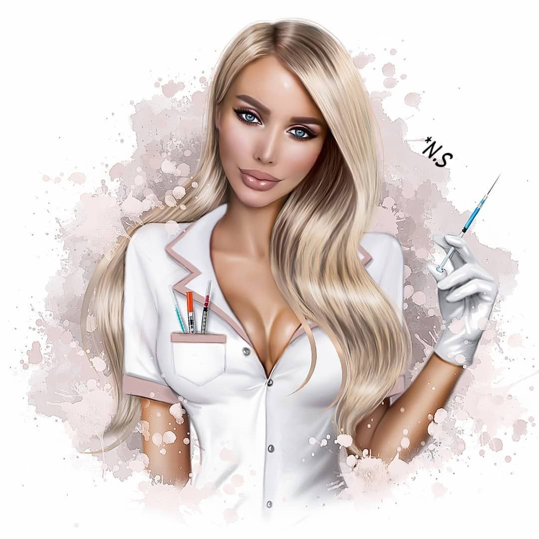 Медсестра со шприцом