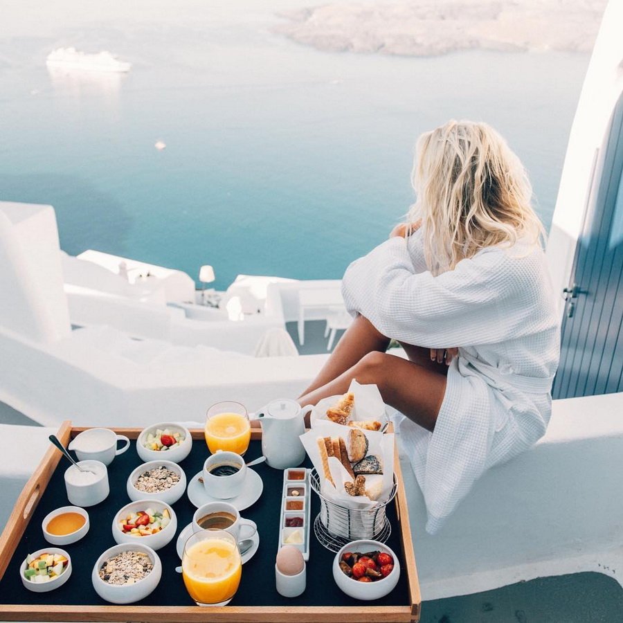 Идеальное утро на море