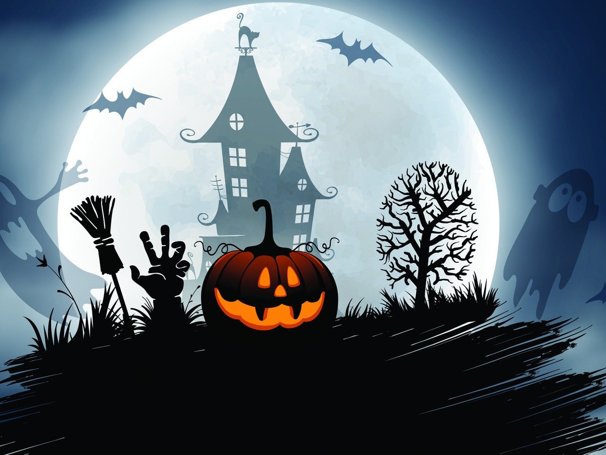 Открытка на Хэллоуин