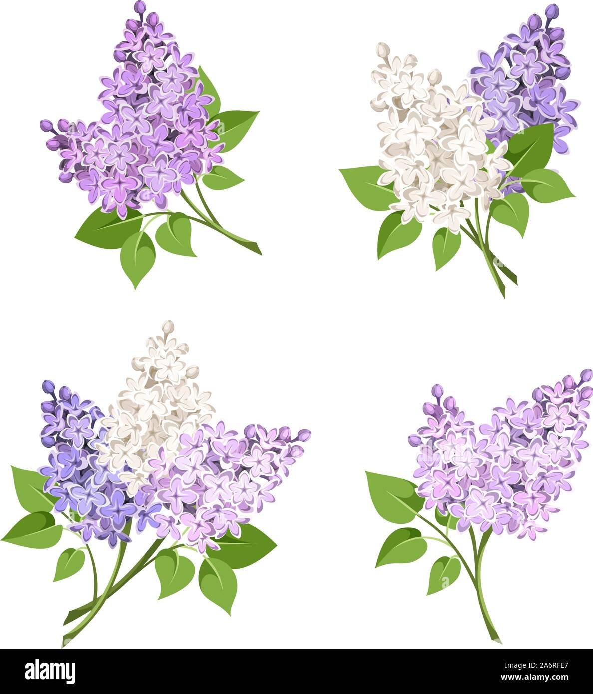 Сирень стилизация