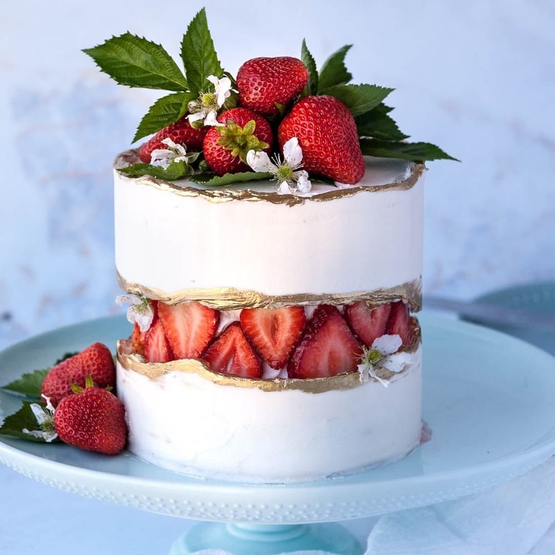 Тортик с клубникой