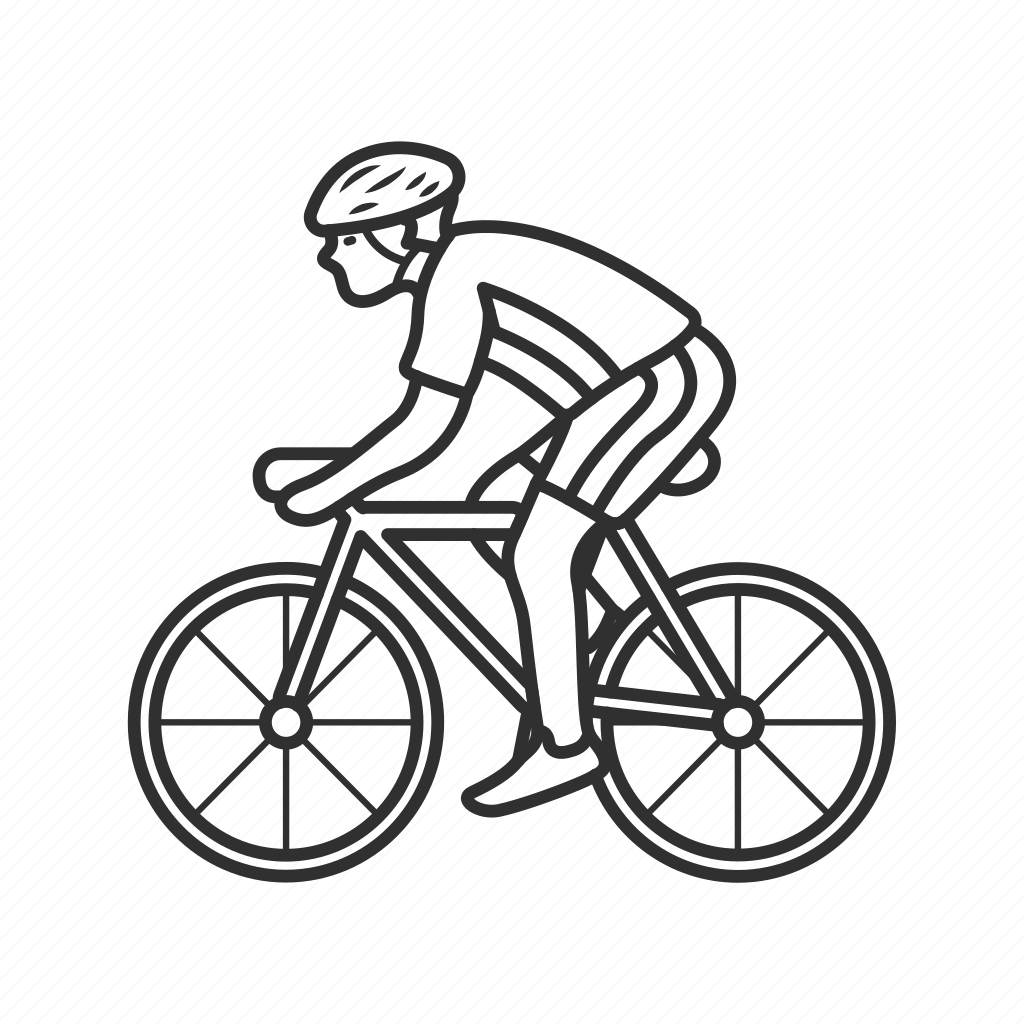 Велосипедист карандашом