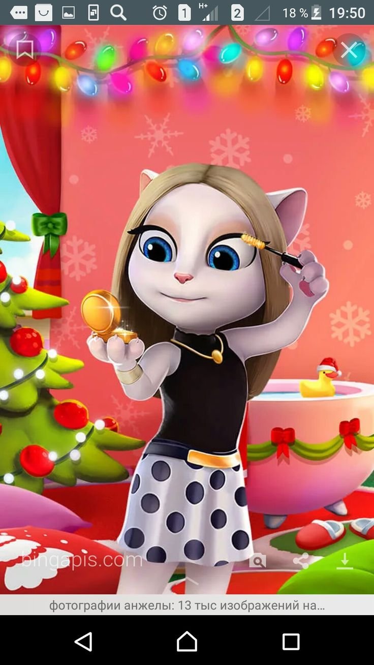 Талкинг Анжела глаза