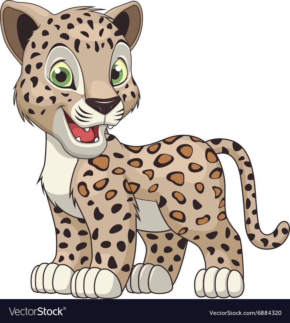 Ягуар мультяшный