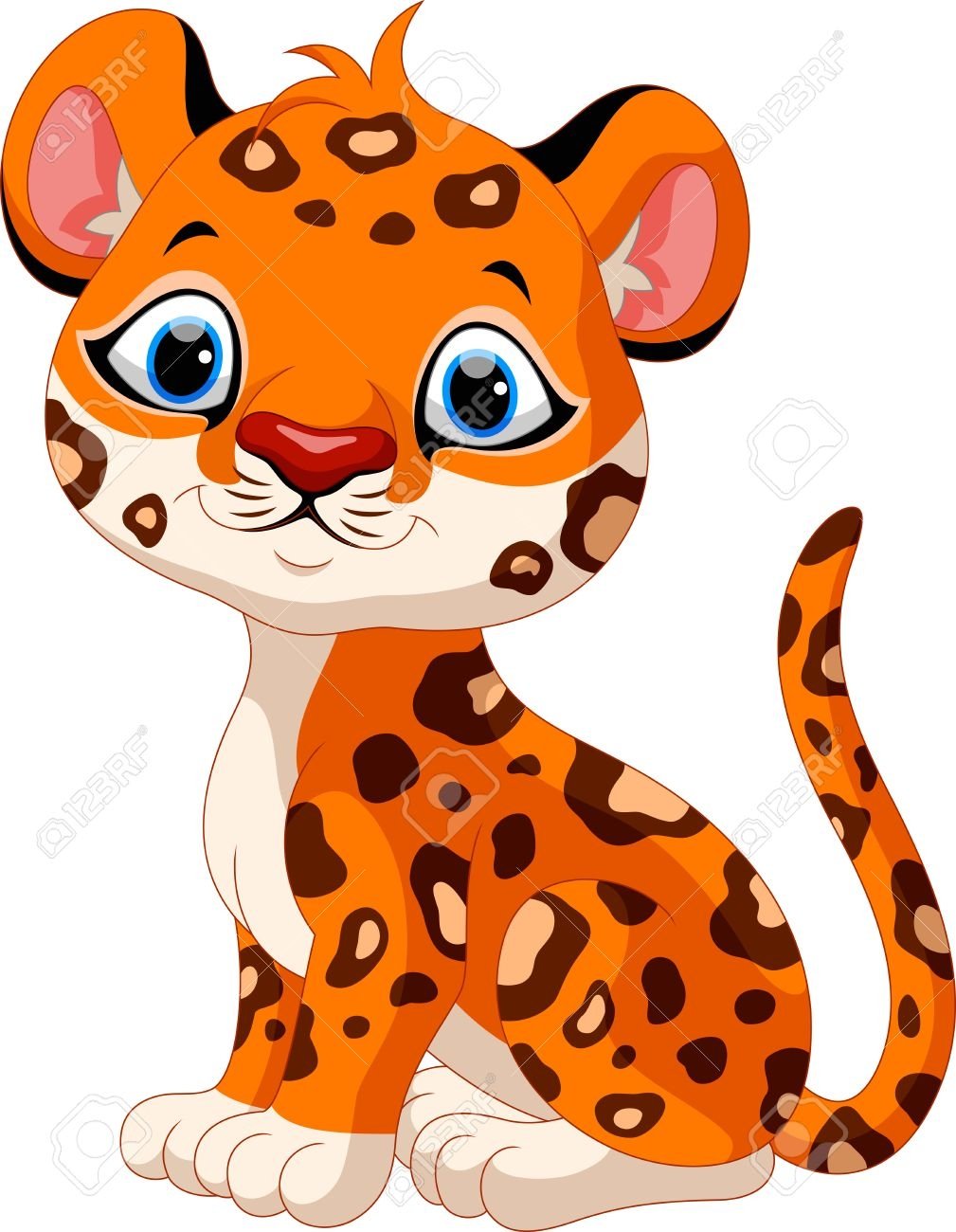 Гепард черно белый