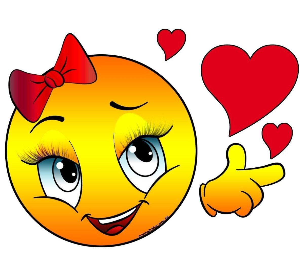 Множество сердечек