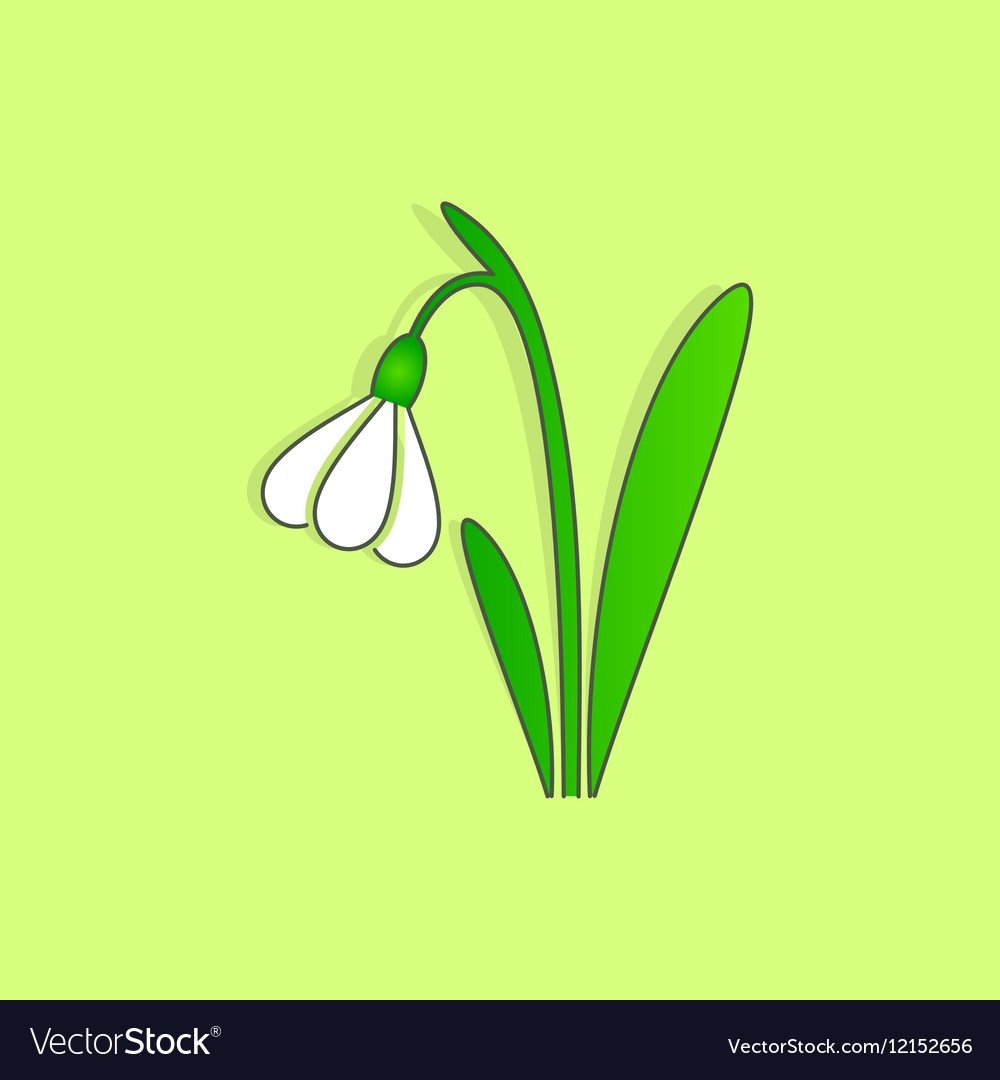 Подснежники для вырезания