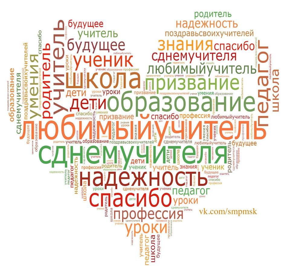 Надпись учителю