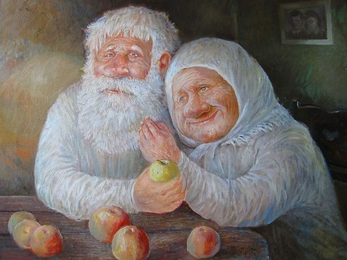 Смеющийся старик