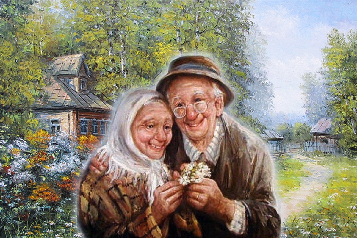 Художник Леонид Баранов. Цикл " русская деревня".