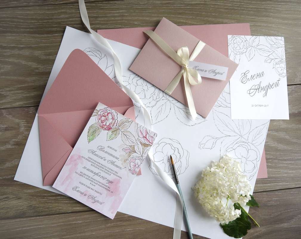 Свадебные приглашения полиграфия