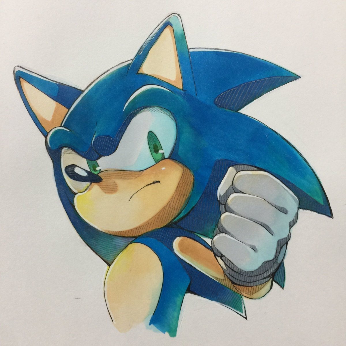 Антропоморфный ёж Соник