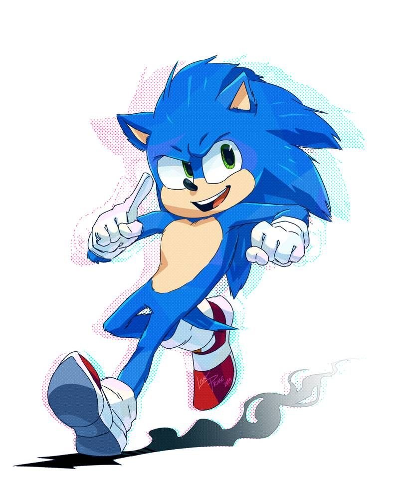 Соник в кино арт