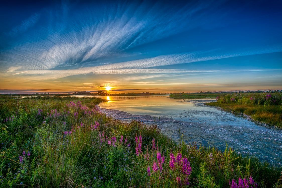 Рассвет на реке