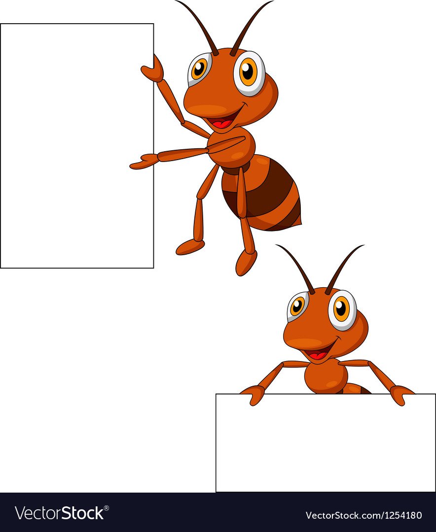 Сильный муравей рисунок