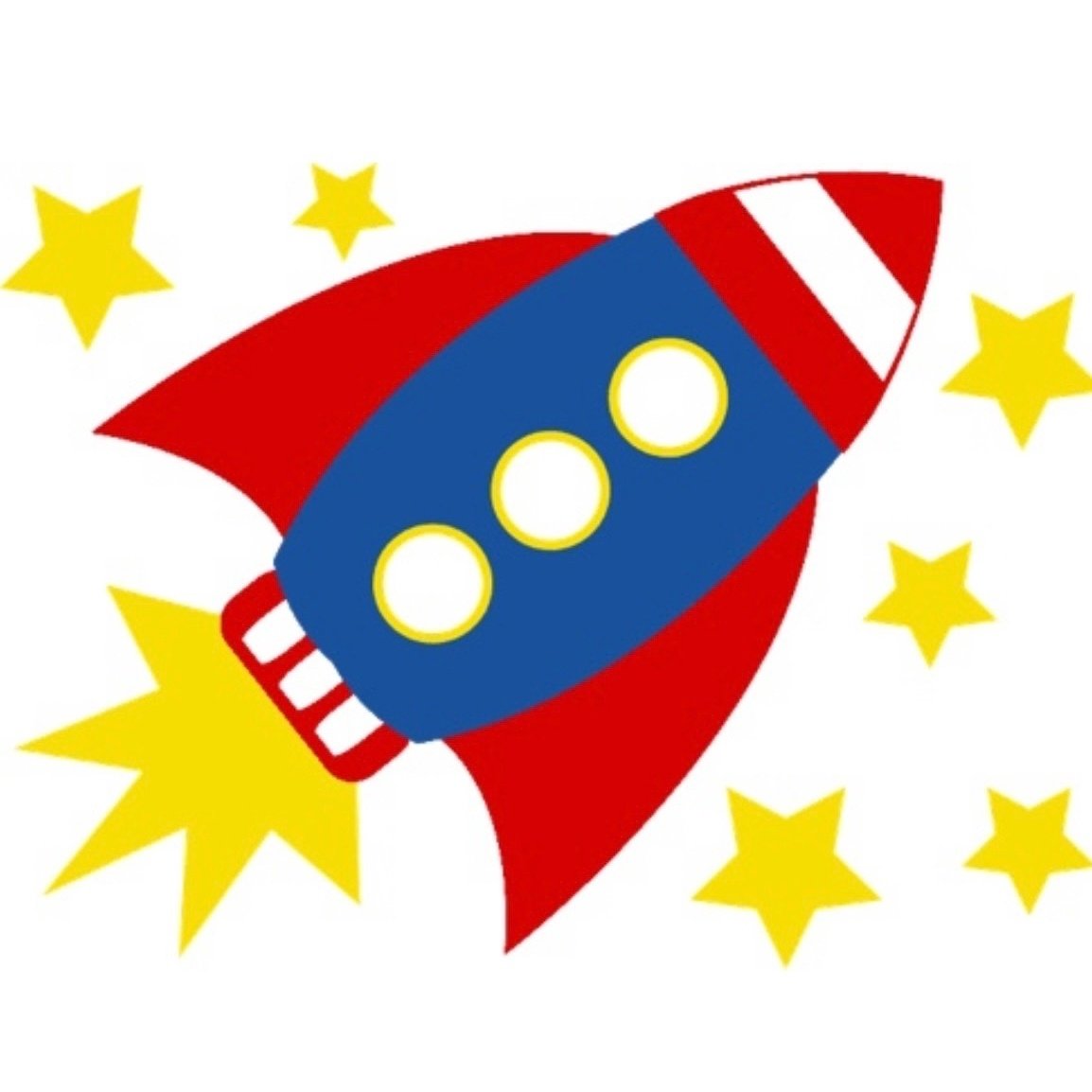 Космонавт в ракете