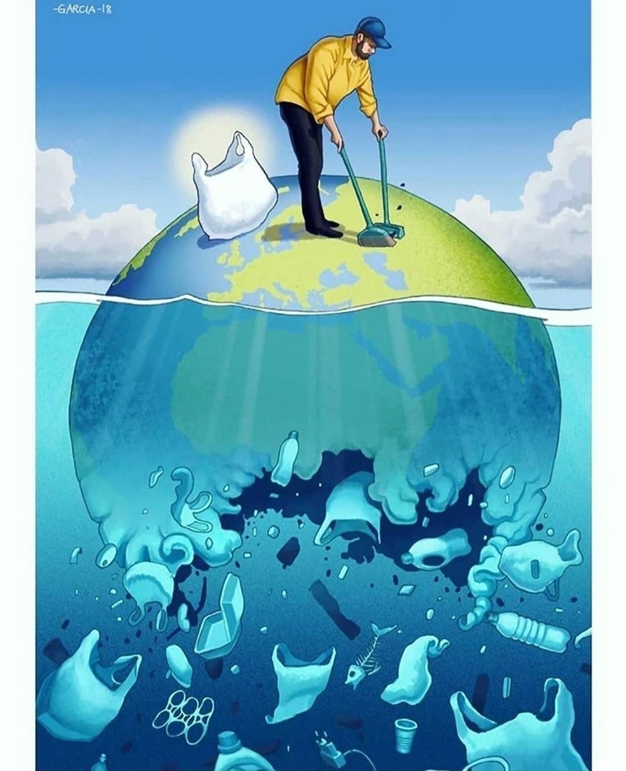 Современный экологический плакат