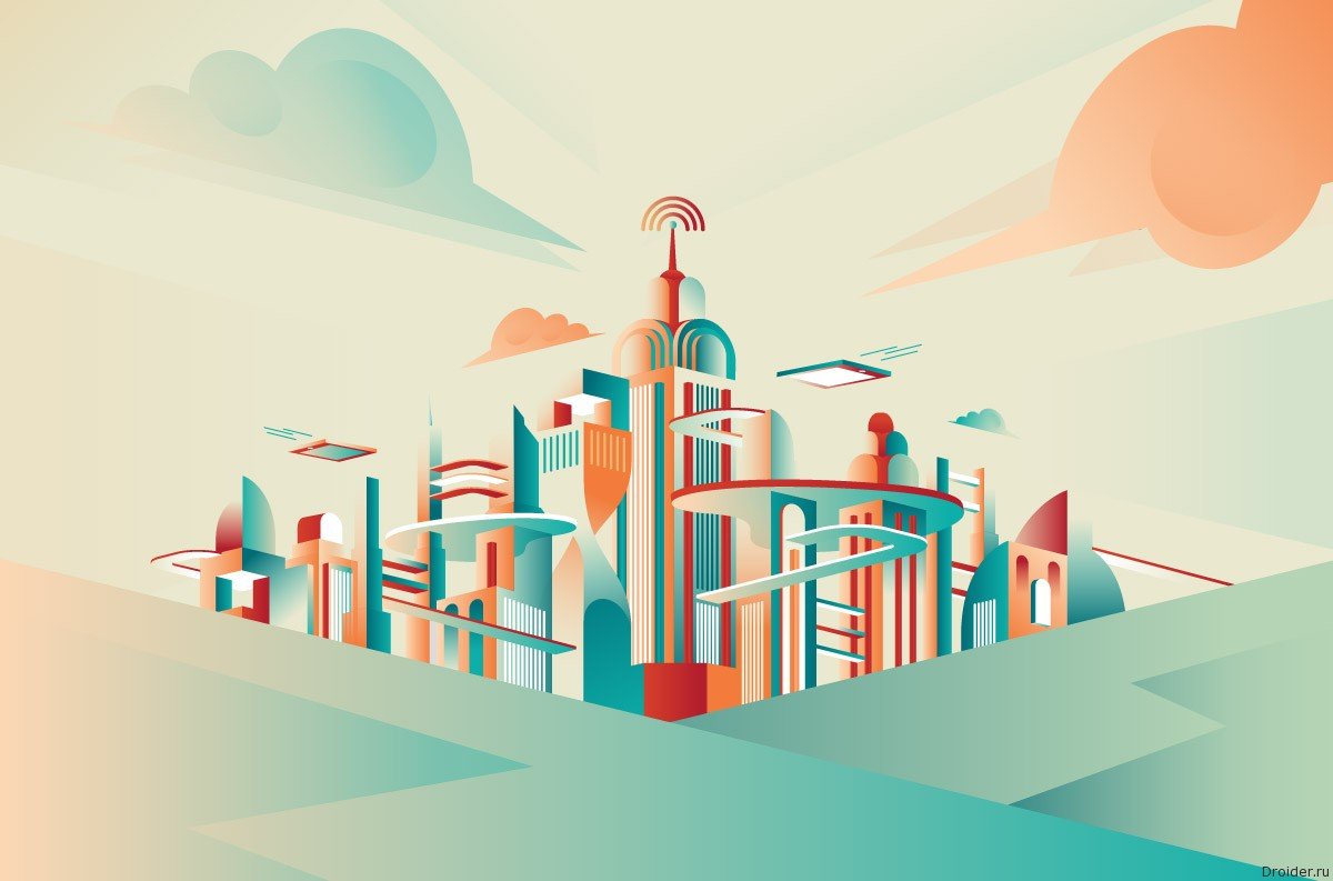 Абстрактный город