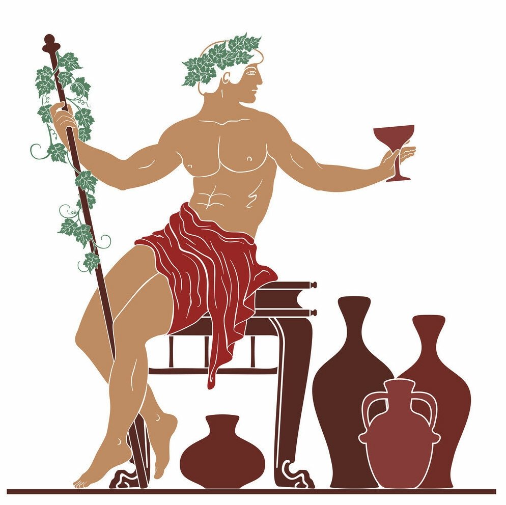 Дионис Бог древней Греции арт