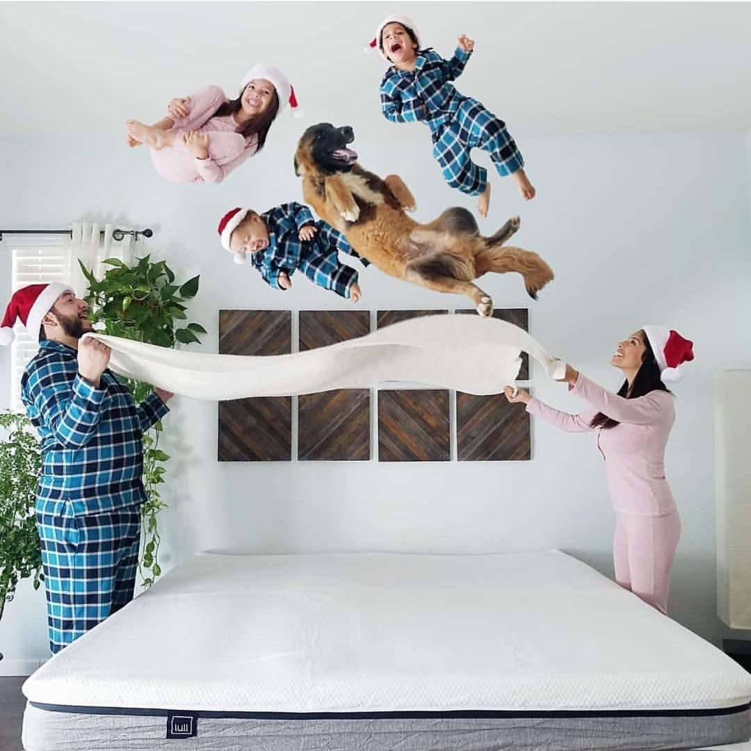 Креативная семейная фотосессия