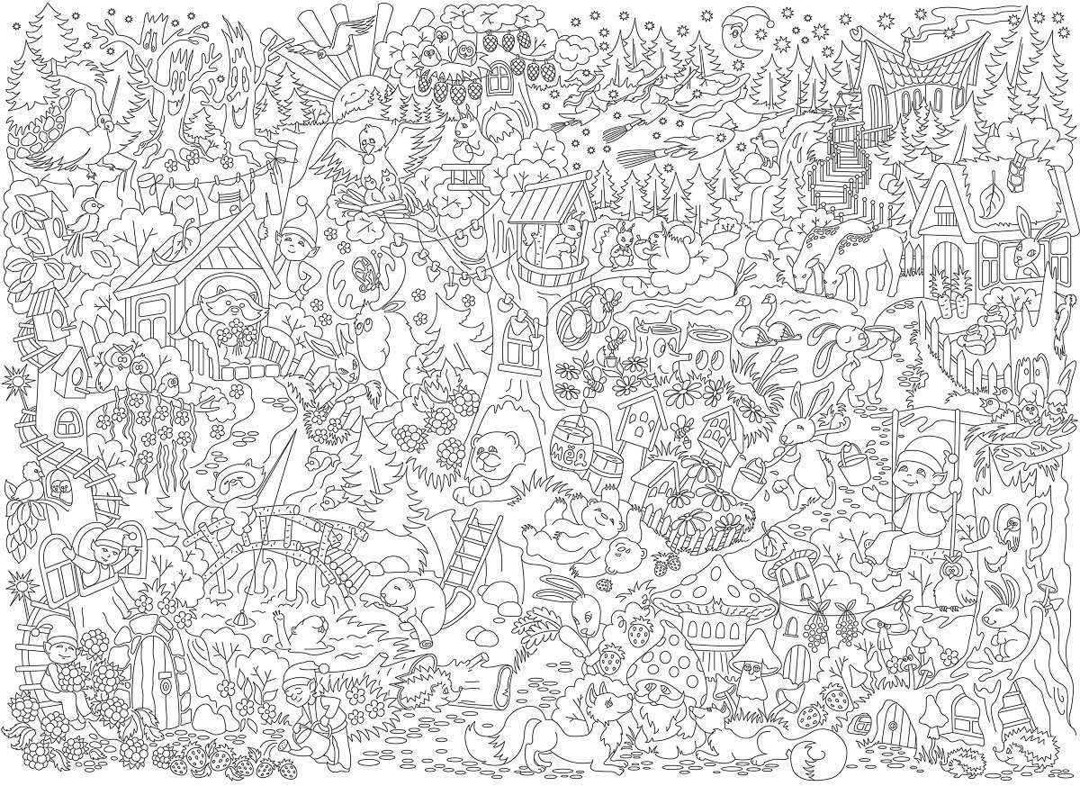 Рисунки с мелкими деталями