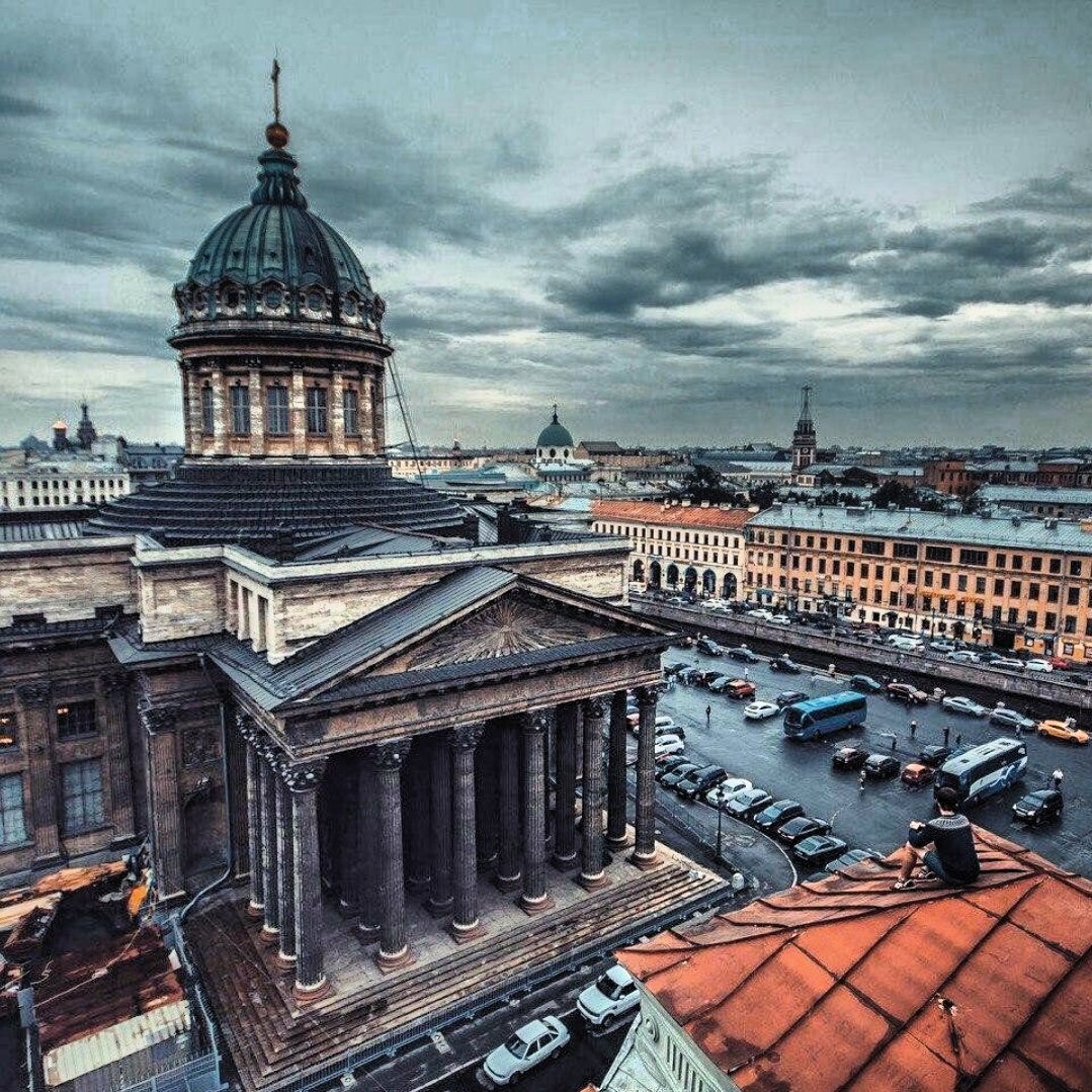 Крыша Казанского собора СПБ