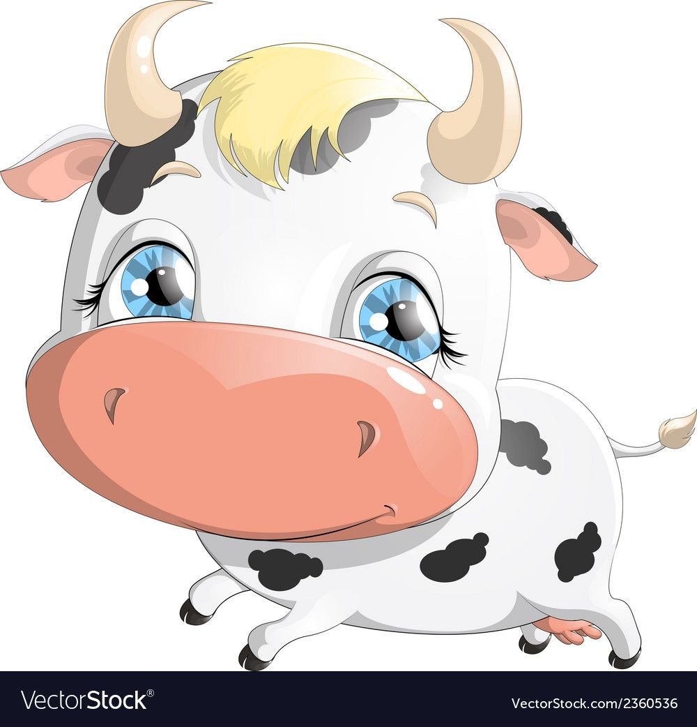 Бычок мультяшный