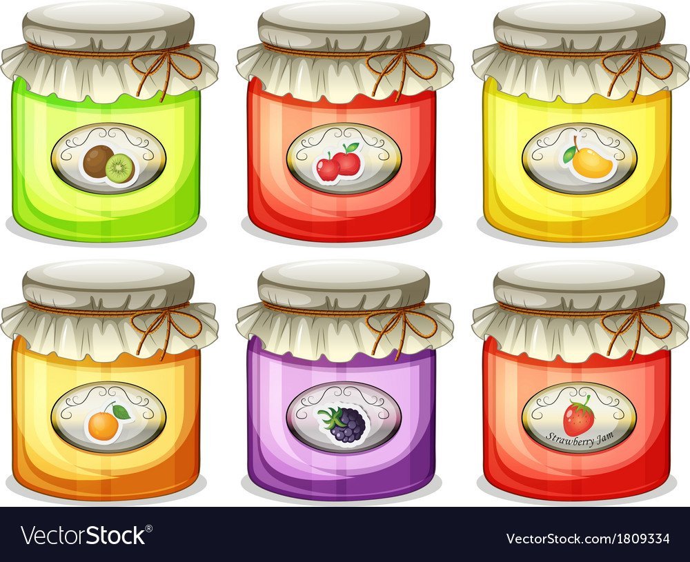 Векторная Графика банка варения
