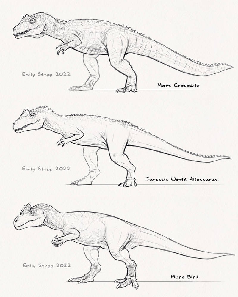 Аллозавр и Тиранозавр