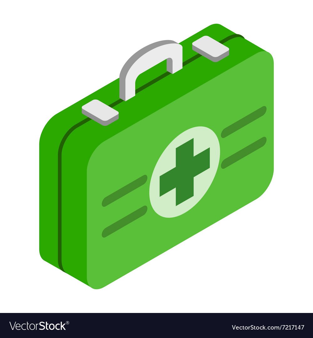 Картина зеленая аптечка для детей