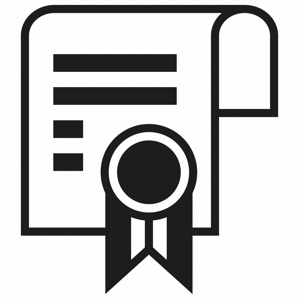 Сертификат иконка