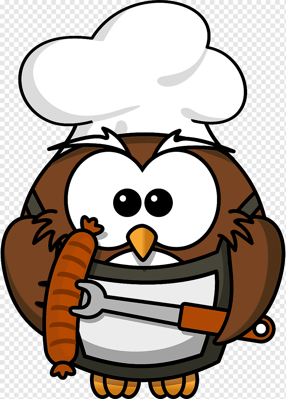 Сова кушает