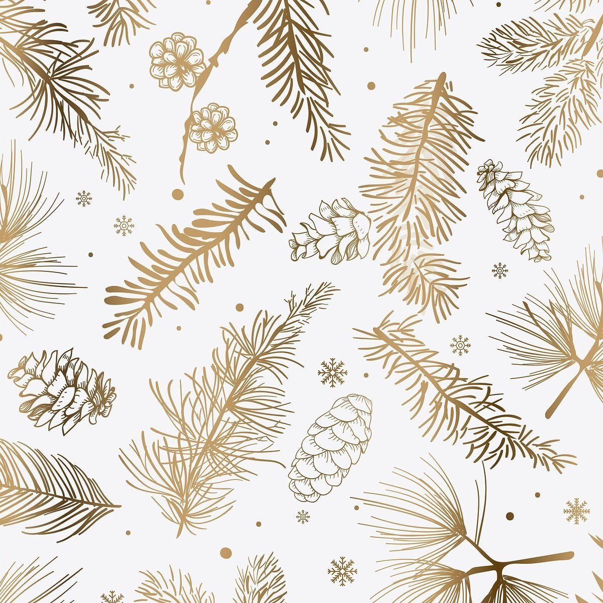 Паттерн еловые ветки