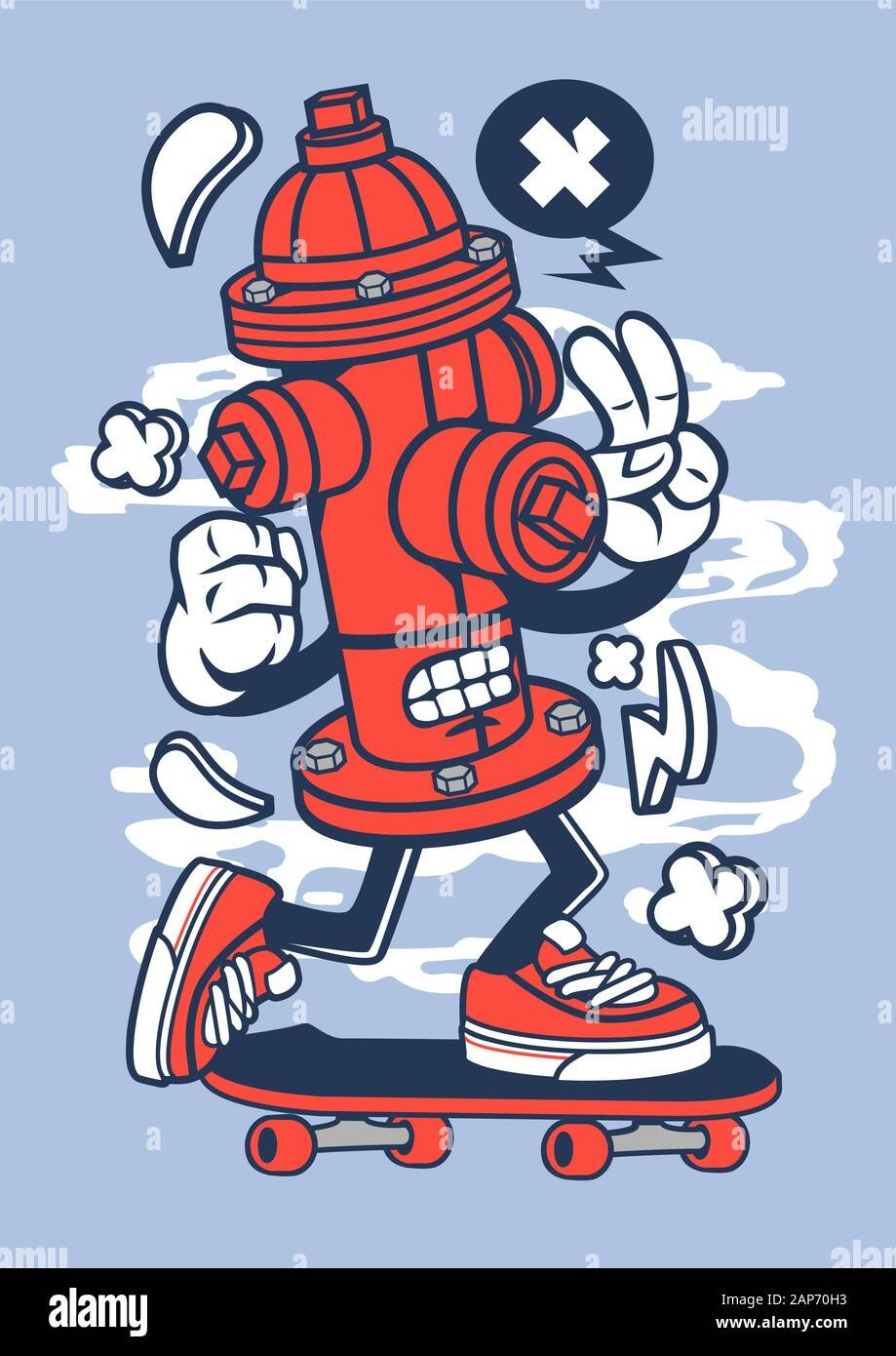 Пожарный гидрант рисунок