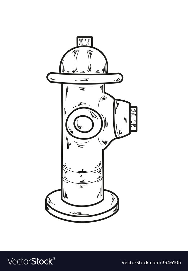 Пожарный гидрант раскраска