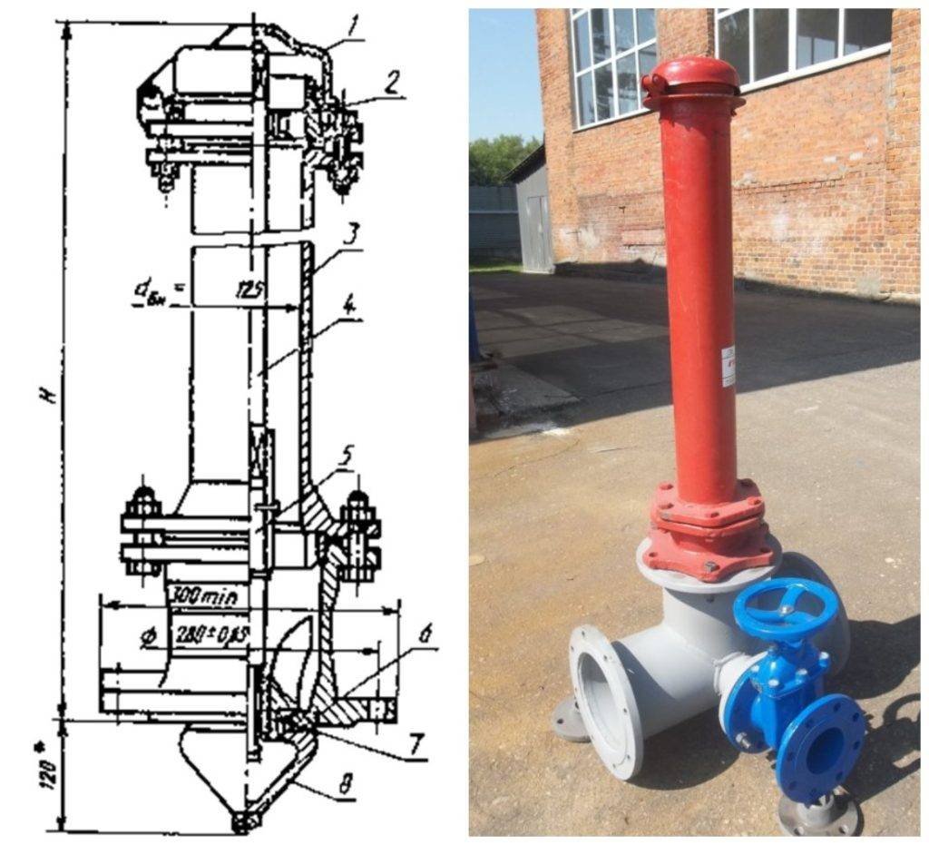 ПГ 150 М пожарный гидрант