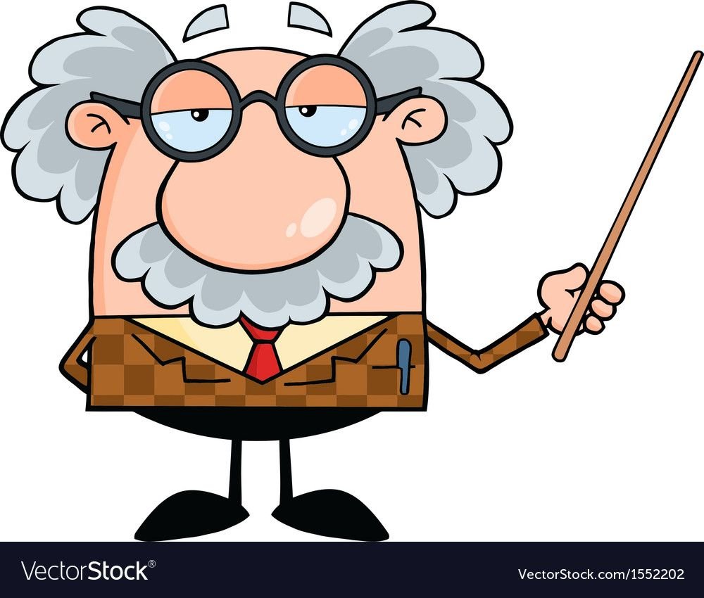 Человечек преподаватель профессор