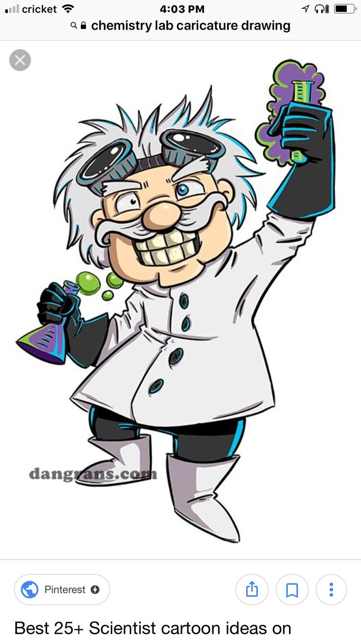 Профессор мультяшный Химик