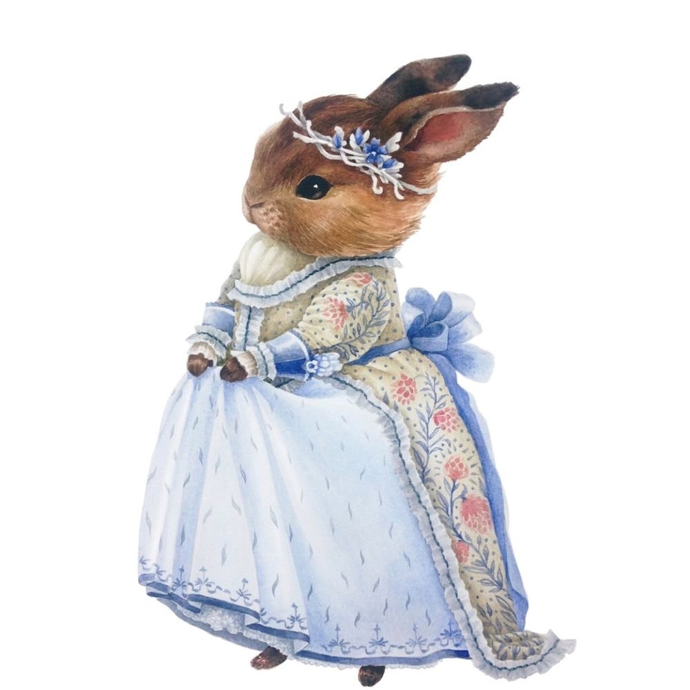 Зайчик рисунок