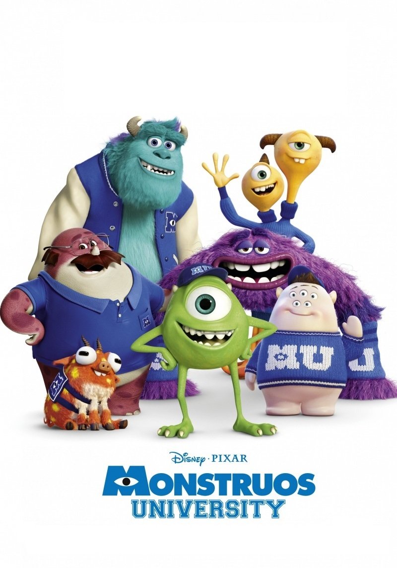 Персонажи мультика университет монстров